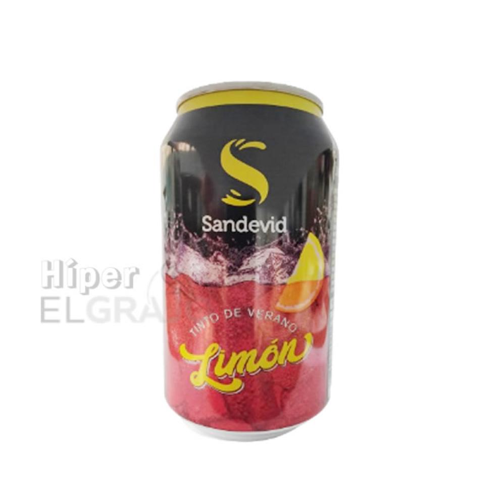 Lata de Vino Sandevid Limón 33cl.
