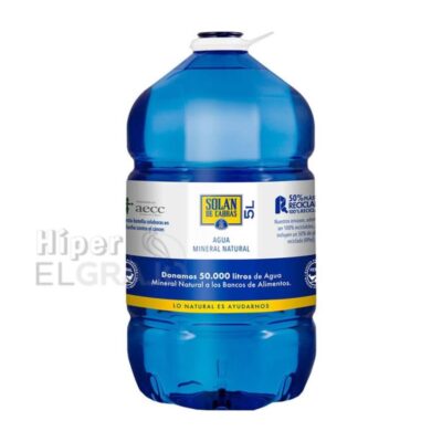 Botella de Agua Solan de Cabras 5Lt.