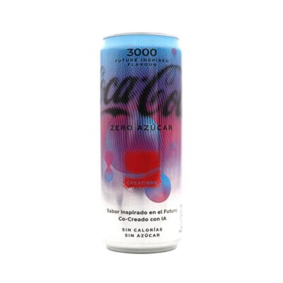 Lata Coca Cola Zero 3000, 330ml.