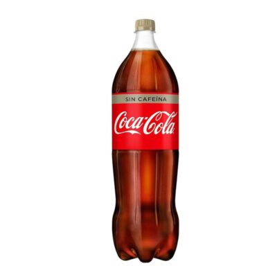 Botella Coca Cola Zero Cafeína 2 Litros.