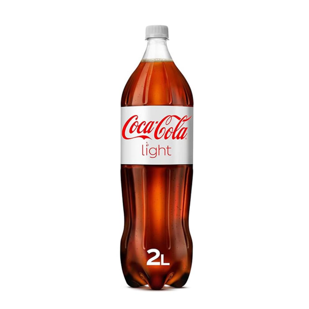Botella de Coca Cola Light 2 Litros.