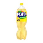 Botella Fanta de Limón, 2 Litros.