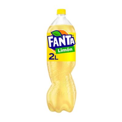 Botella Fanta de Limón, 2 Litros.