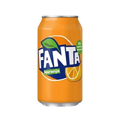 Lata Fanta de Naranja, 330ml.