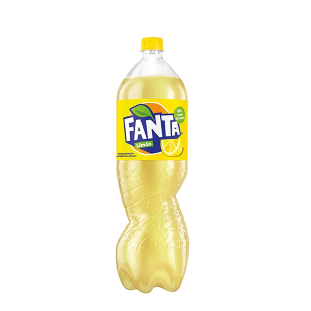 Botella Fanta de Limón 1 Litro.