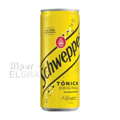 Lata de Tónica Schweppes 0.25cl.