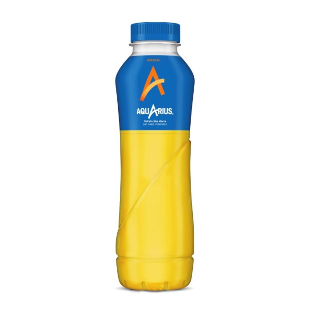 Botella de Aquarius Naranja 500ml.