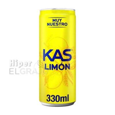 Lata de Kas Limón 330ml.