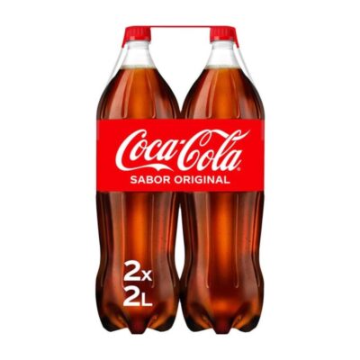 Botellas Coca Cola 2 Litros Pack de 2 Unidades.