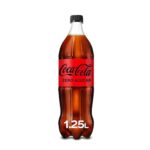 Botella Coca Cola Zero Azúcar 1.25 Litros.