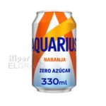Lata de Aquarius de Naranja sin Azúcar