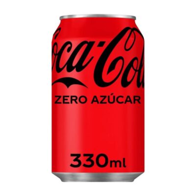 Lata de Coca Cola Zero Azúcar 330ml.