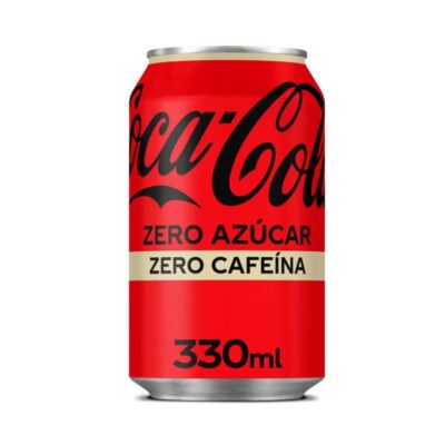 Lata Coca Cola Zero Zero 330ml.