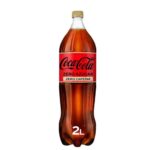 Botella de Coca Cola Zero Zero Sin Cafeína, Sin Azúcar, 2 Litros.