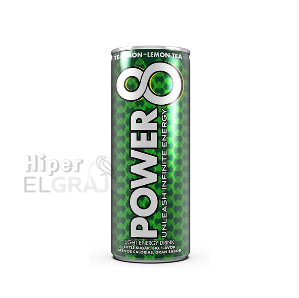 Power 8 Té Limón Lata 250ml.
