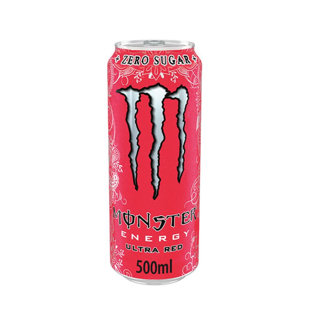 Lata Monster Energy Ultra Red 500ml.