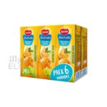 Zumo Disfruta Naranja Uva Juver, Pack de 6, 200ml.