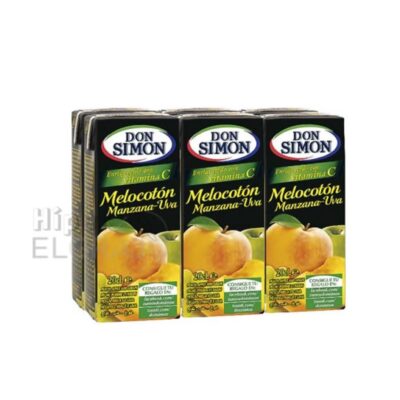 Zumo Don Simon Melocotón Mini Pack 6 Unidades.