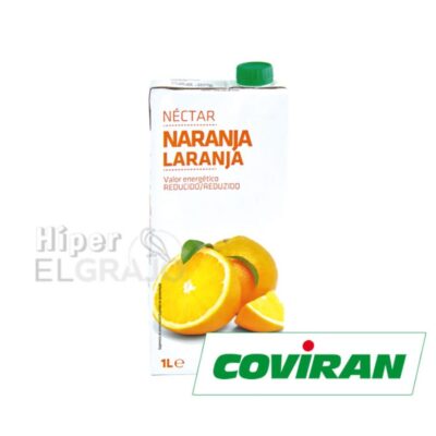 Néctar Naranja Coviran sin Azúcar 1lt.