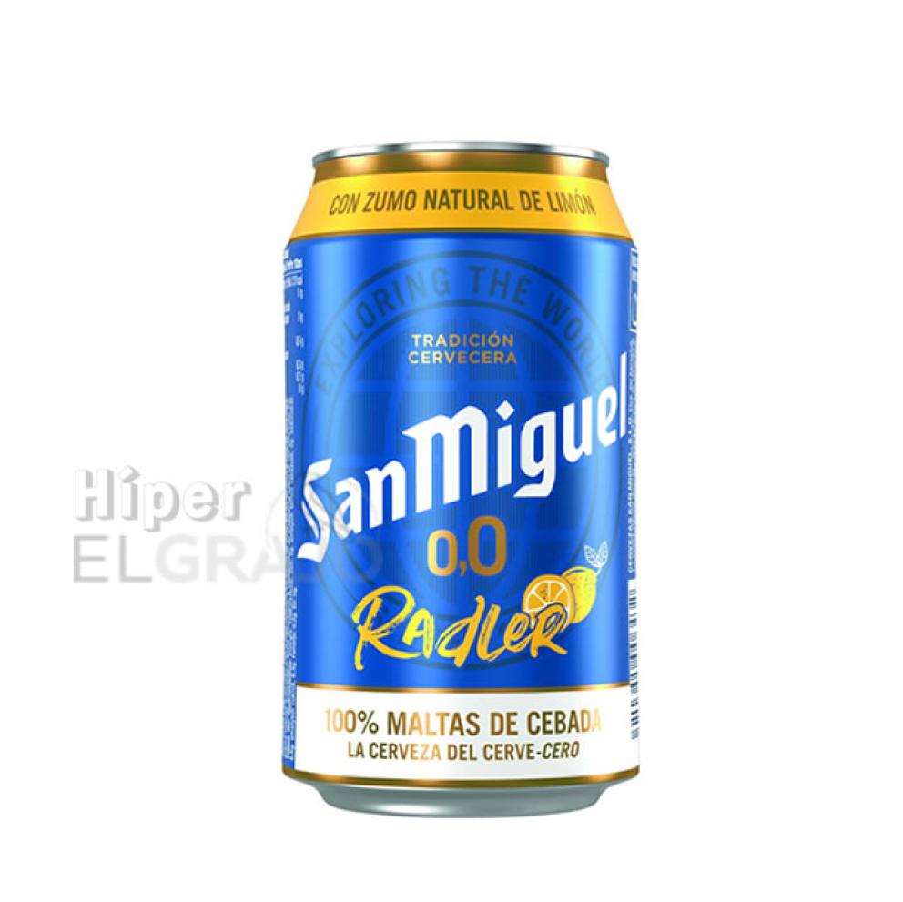 Cerveza San Miguel Limón 0.0% 330ml.