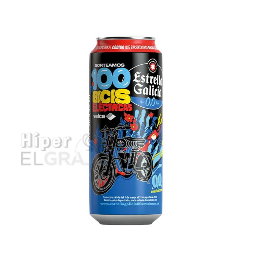 Cerveza Estrella Galicia 0.0, 33cl.