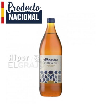 Cerveza Alhambra sin Alcohol 1lt.