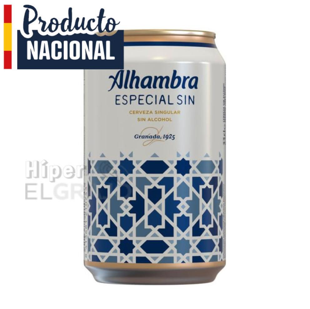 Lata Cerveza Alhambra sin Alcohol 330ml.