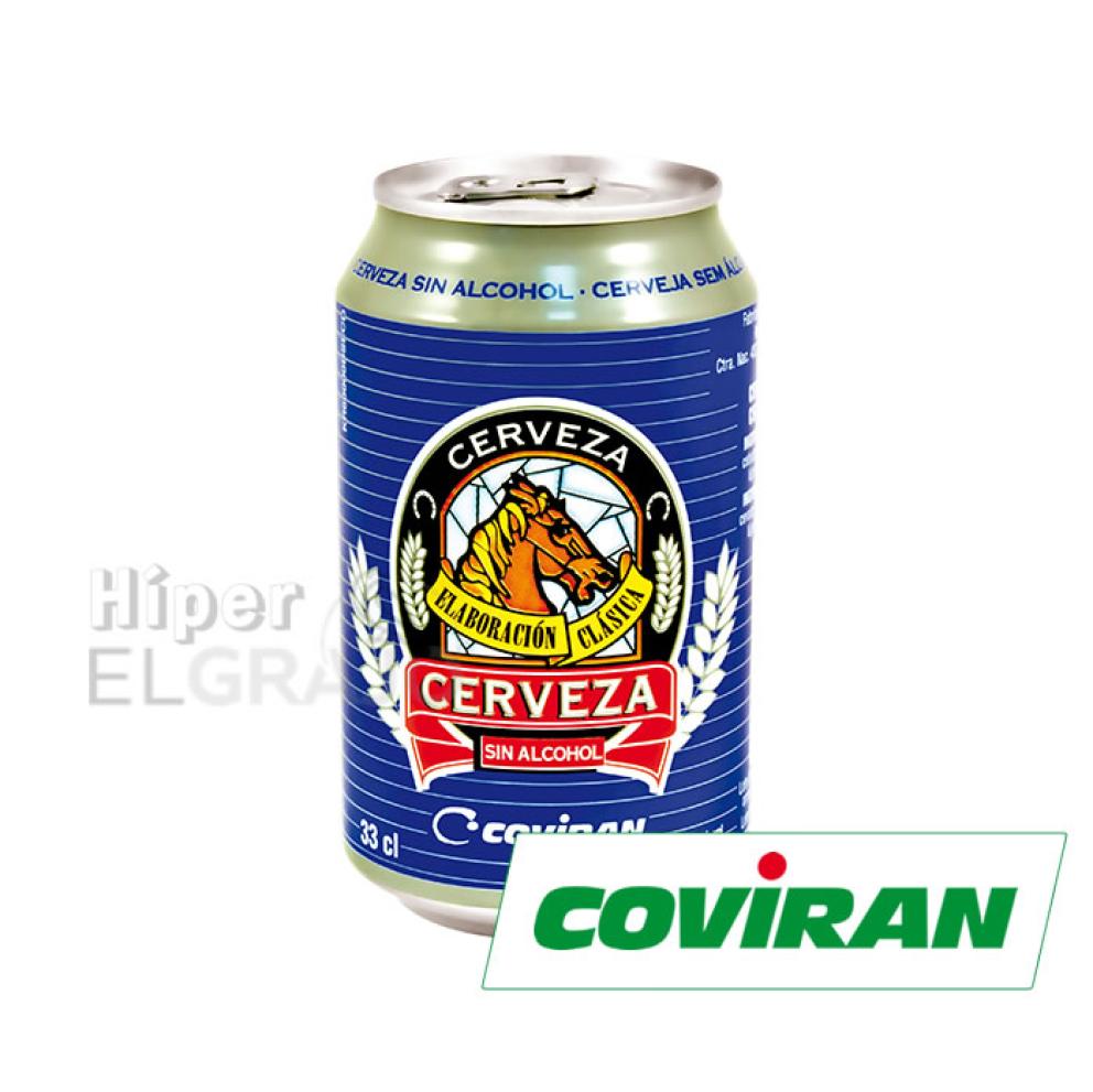 Lata Cerveza Coviran 0,0 330ml.