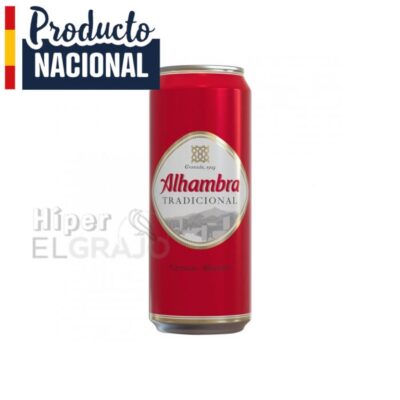 Lata de Cerveza Alhambra 500ml.