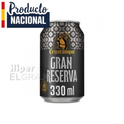 Lata Cerveza Gran Reserva Cruzcampo 33cl.
