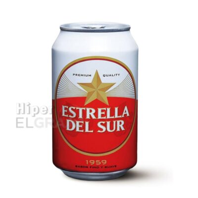 Lata de Cerveza Estrella del Sur 330ml.