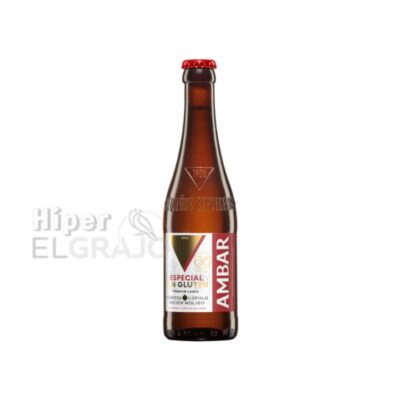 Cerveza Ambar Especial sin Gluten 33cl.