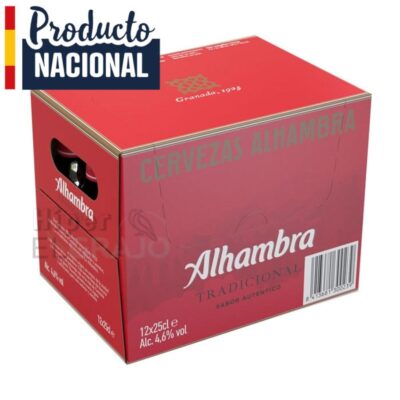 Cerveza Alhambra Pack 12, 25cl.