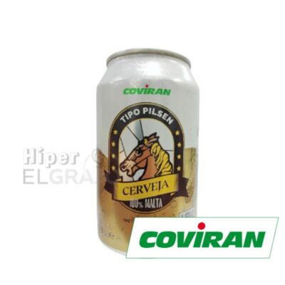 Lata de Cerveza Coviran Malta 100% 33cl.