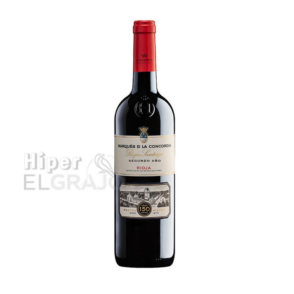 Vino Marqués de la Concordia Rioja Santiago Segundo Año 2020.