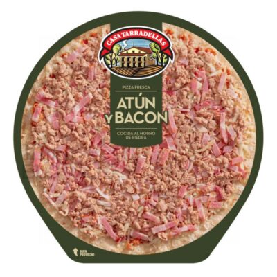 Pizza Tarradellas Atún y Bacon.
