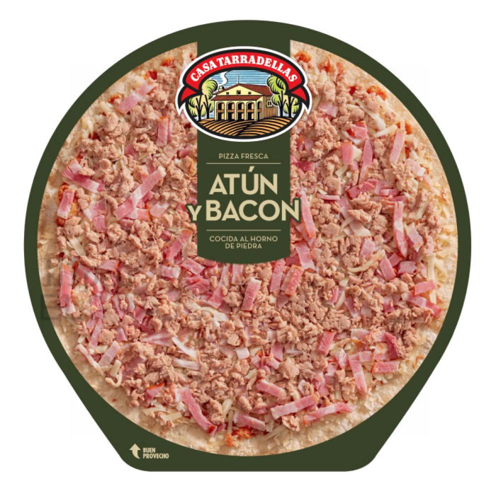 Pizza Tarradellas Atún y Bacon.