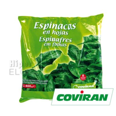 Hoja Espinacas Coviran 400gr.