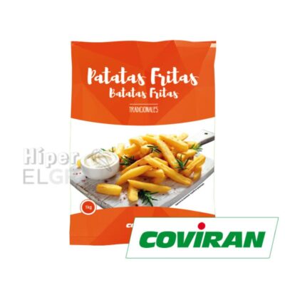 Patatas Coviran Caseras Congeladas 1kg.