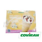 Helados Conos Vainilla sin Azúcar Coviran Pack de 4.