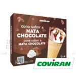Conos Nata y Chocolate Coviran  Pack de 4.