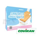 Sandwich Nata sin Azúcar Coviran Pack de 6 100ml.