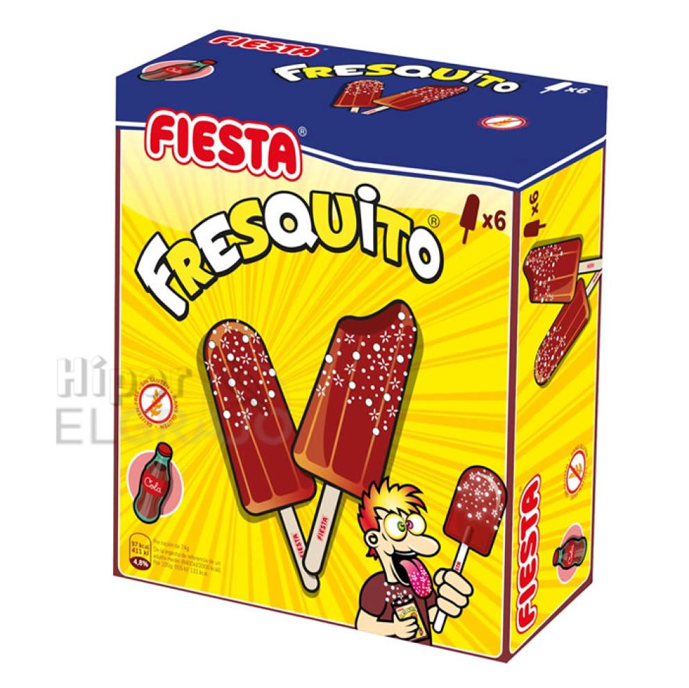Helado Fresquito Cola Pack 6 Dulcesol 444gr.