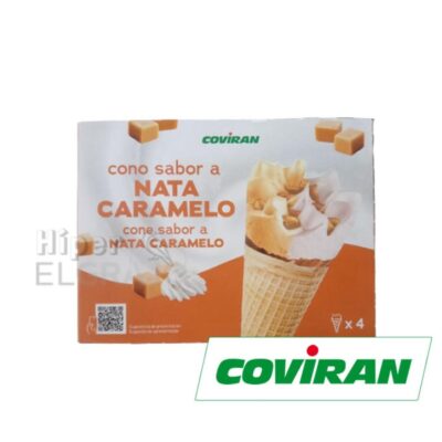 Cono Nata Caramelo Coviran Pack de 4.