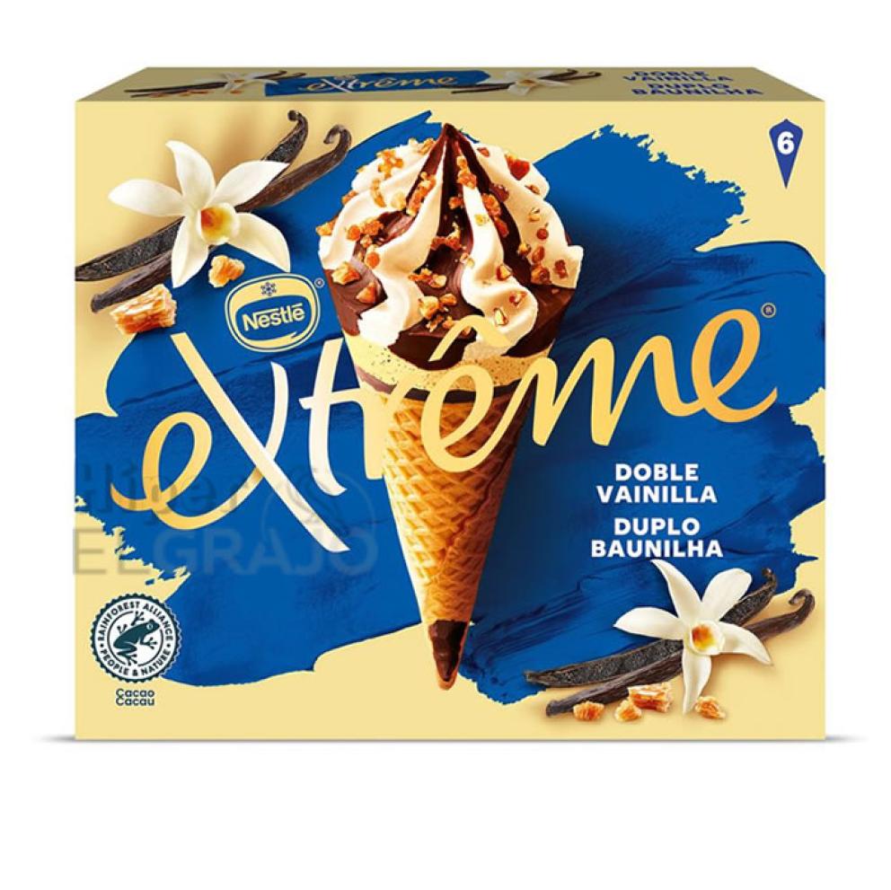 Cono Extreme de Vainilla Nestlé Pack de 6.