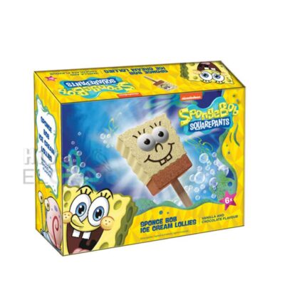 Helado Bob Esponja Pack 6 Unidades, Dulcesol.