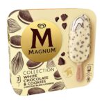 Helado Frigo Magnum chocolate blanco 3 und.