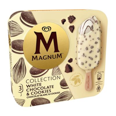 Helado Frigo Magnum chocolate blanco 3 und.
