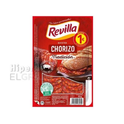 Chorizo Lonchas Revilla 65gr.