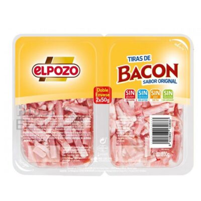 Bacon Pozo Tiras 2 Paquetes x 50gr.